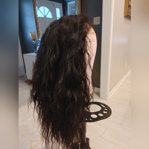 Sensationnel Bare Lace 13x6 Glueless Pre-plucked Dark Brown Long Wavy Wig - Picture 13 of 14